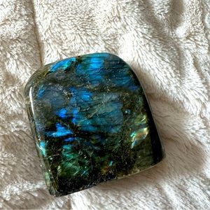 Fancy Rock Crystal Labradorite